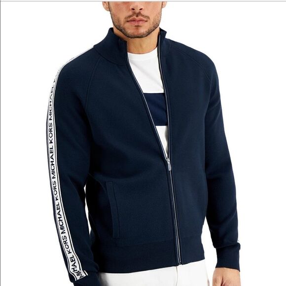 Michael Kors Men’s Logo Tape Jacket M - Picture 7 of 15